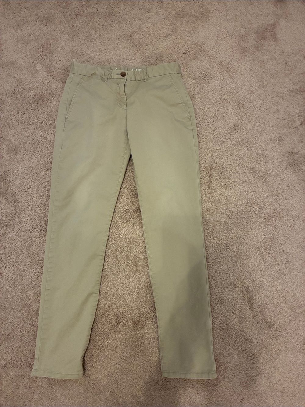 GAP Straight Leg Jeans in Beige